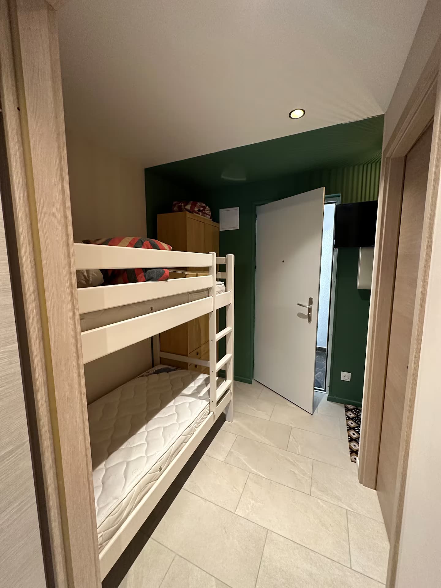 Chambre enfants lits superposés - Location famille Châtel Portes du Soleil